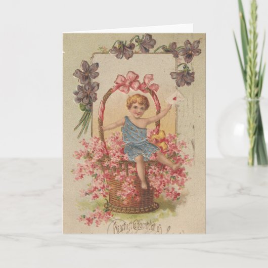 Hartelijk gefeliciteerd kaart (Voorkant)