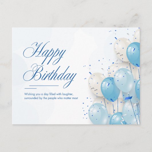 Hartelijk gefeliciteerd met je verjaardag  briefkaart (Voorkant)