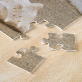 Hartelijk gevoel voor zand-strand puzzel (Zijkant)