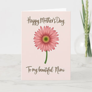 Hartelijk Moederdag Bloemenkaart Kaart