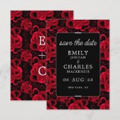 Hartelijk Overvloedige Elegante Bruiloft Save The Date (Voorkant / Achterkant)