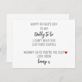 Hartelijk Vaderdag Kaart van Bump (Voorkant / Achterkant)