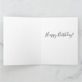 Hartelijk Verjaardagsboeket Kaart (Binnen)