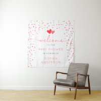 Hartelijk welkomstbord voor Valentijns-babyshower
