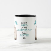 Hartelijk werk voor mijn Siamese Cat-Mok Mok (Midden)