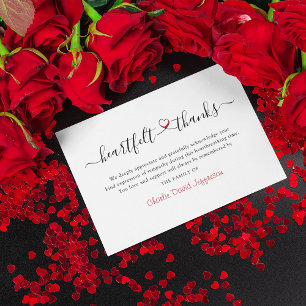 Hartelijke Bedankt Begrafenissympathie