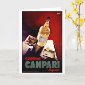 Hartelijke Campari Kaart (Gele Bloem)