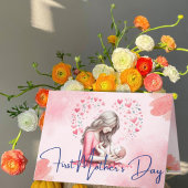 Hartelijke eerste Moederdag Kaart