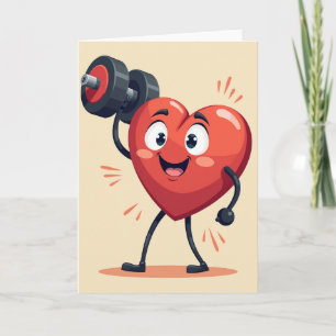 Hartelijke Fitness Fun Kaart
