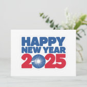 Hartelijke groeten voor 2025 Holiday Kaart (Staand voorkant)