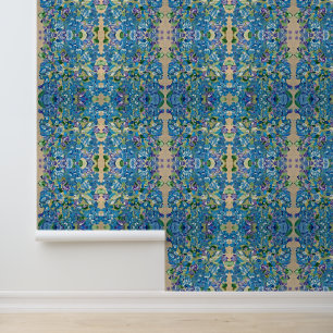 Hartelijke Hydragea Floral Wallpaper Behang