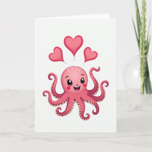 Hartelijke Octopus Vriendenkaart Kaart