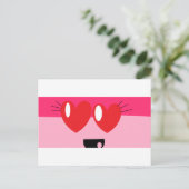 hartelijke ogen briefkaart (Staand voorkant)