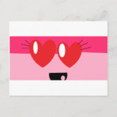 hartelijke ogen briefkaart (Voorkant)