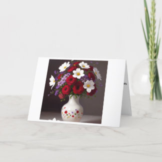 "Hartelijke opmerkingen" Bedankkaart