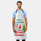 Hartelijke wensen schort (Gedragen)