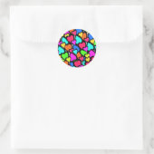 Harten 2011 ronde sticker (Tas)