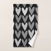 Harten 4 bad handdoek (Handdoek)