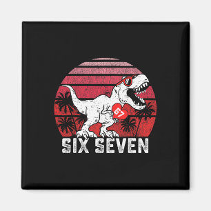 Harten 67 Valentijnsdag 67 Meme Zes Zeven 6 7 T- Magneet