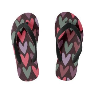 Harten 6 kinder teenslippers