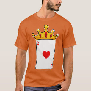 Harten Aas met kroon T-shirt