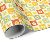 Harten Appels Cadeaupapier (Rol Hoek)