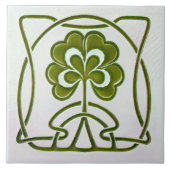 Harten bloem  decor Wessel Cer Tegeltje (Voorkant)