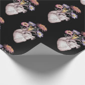 Harten Bloemen Patroon                             Cadeaupapier (Hoek)