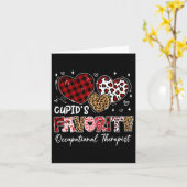 Harten Cupido's Favoriete Ergotherapeut Val Kaart (Gele Bloem)