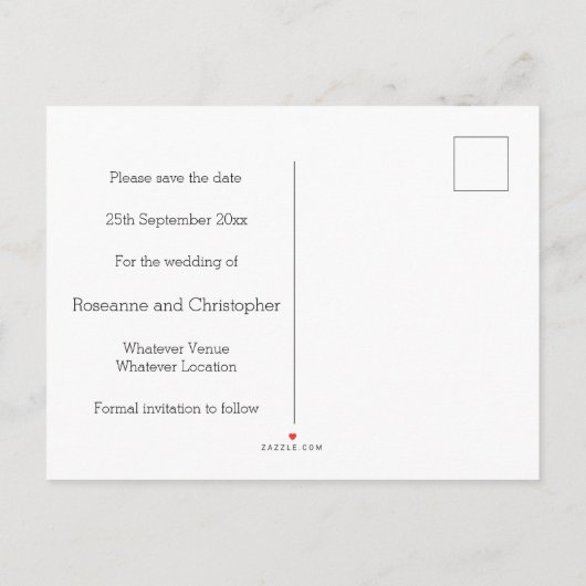 Harten Design Goudkleurige bruiloft Bewaar de datu Aankondigingskaart (Achterkant)