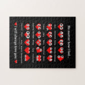 Harten Emoties, Valentijn Puzzel (Horizontaal)