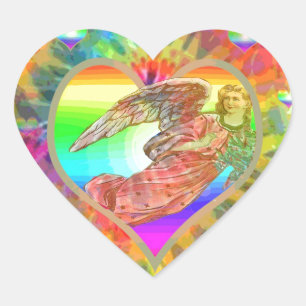 Harten en Angel Hart Sticker