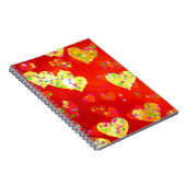 Harten en bloemen notitieboek (Rechterzijde)