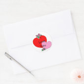 Harten en Bloemen Stickers (Envelop)