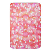 Harten en Bokeh Badmat (Voorkant Verticaal)