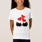 Harten en Chinchillas T-shirt (Voorkant)