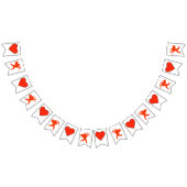 Harten en Cupido Valentijnsdag Banner (Alle)