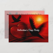 Harten en duiven kaart (Voorkant / Achterkant)