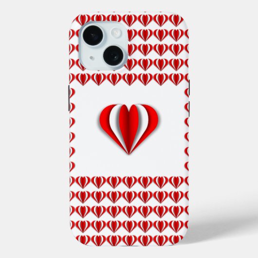Harten en liefde Case-Mate iPhone case (Achterkant)