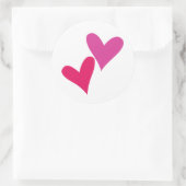 Harten en Liefde Sticker (Tas)