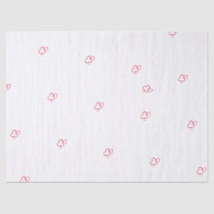 Harten en liefde Tissue Paper Tissuepapier