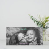 Harten en Lijn Rand Wit (Staand voorkant)