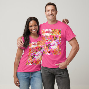 Harten en lippen t-shirt