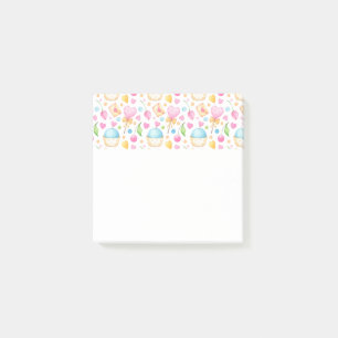Harten en Muffins heerlijk Waterverf Patroon Post-it® Notes