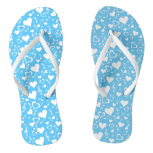 Harten en Muzieknoten Teenslippers