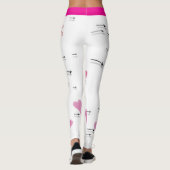 Harten en pijlen Leggings (Achterkant)