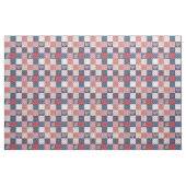 Harten en rode rozen Faux Patchwork Patchwork Patt Stof (Yard (91,4 cm))