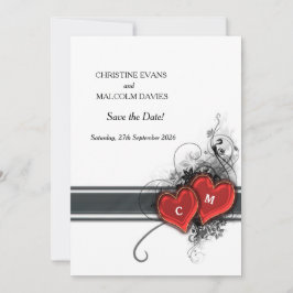 Harten en rollen save the date