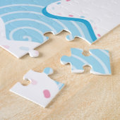 Harten en sterren legpuzzel (Zijkant)