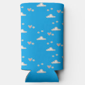 Harten en wolken op blauw (Achterkant)